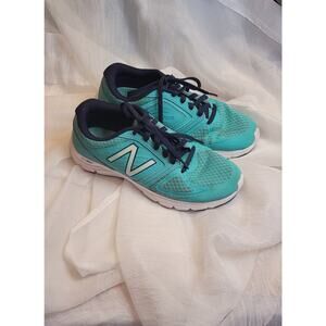 New Balance 575 v2 Womens Size 8.5B Athletic Running Shoe Green Blue White Cush